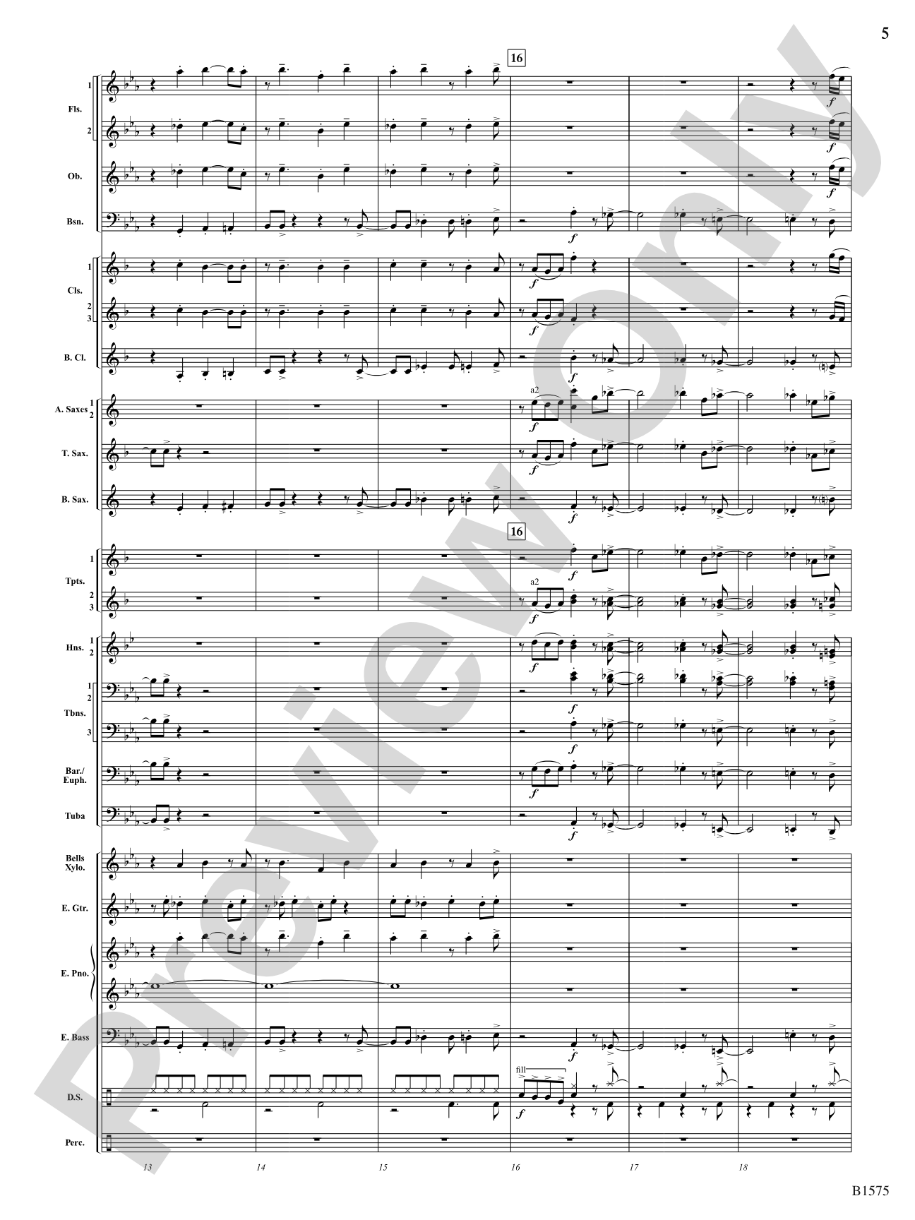 Fusion Generator: Concert Band Conductor Score & Parts