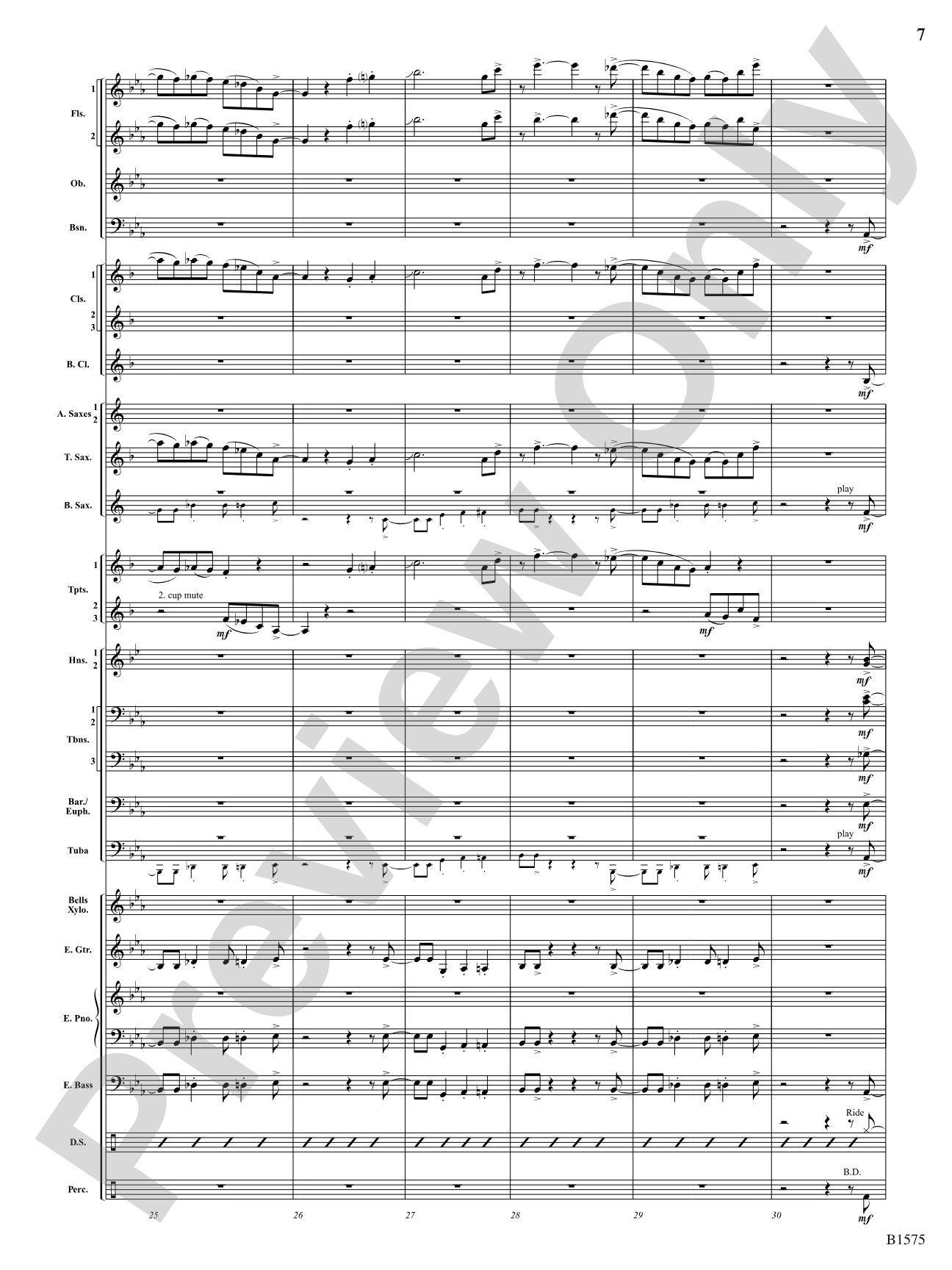 Fusion Generator: Concert Band Conductor Score & Parts