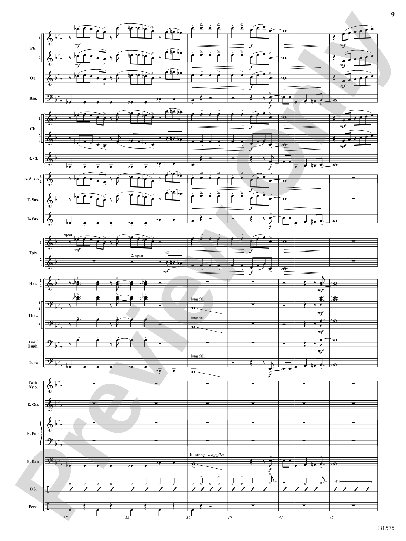 Fusion Generator: Concert Band Conductor Score & Parts