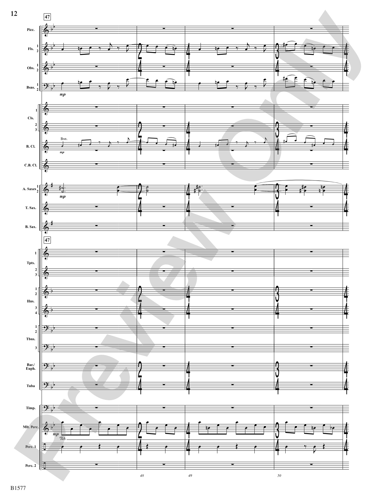 Evocatio: Concert Band Conductor Score & Parts