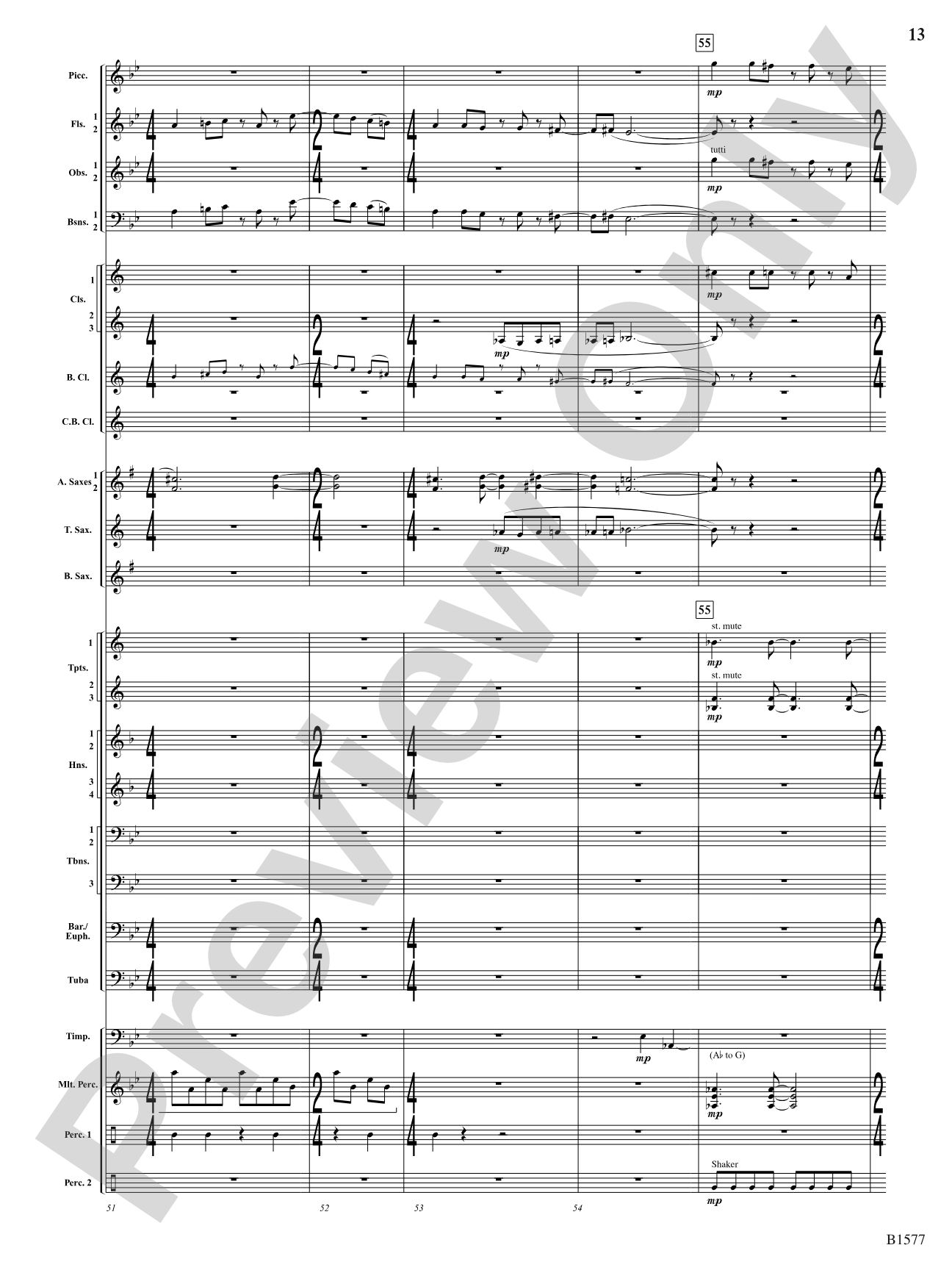 Evocatio: Concert Band Conductor Score & Parts