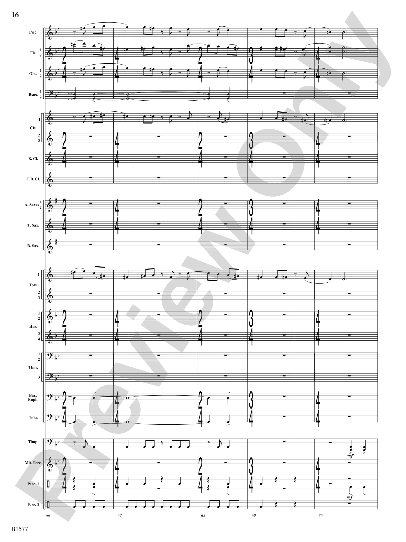 Evocatio: Concert Band Conductor Score & Parts