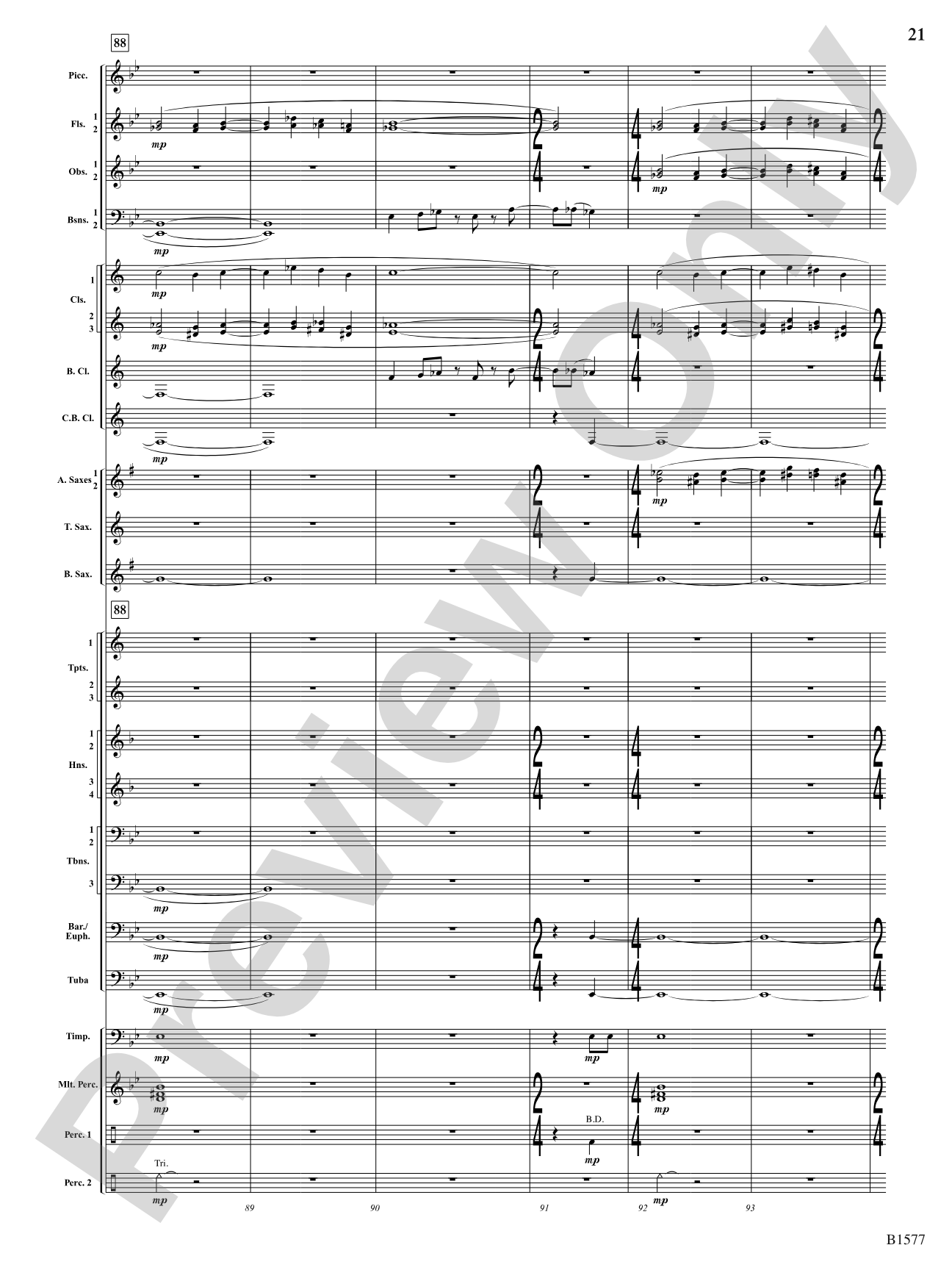 Evocatio: Concert Band Conductor Score & Parts
