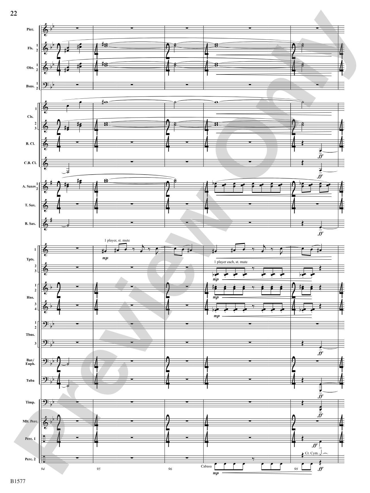 Evocatio: Concert Band Conductor Score & Parts