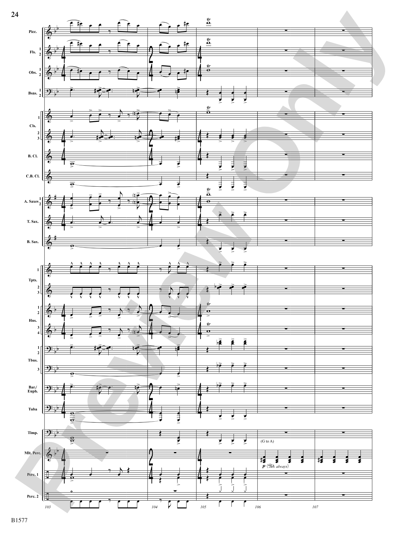 Evocatio: Concert Band Conductor Score & Parts