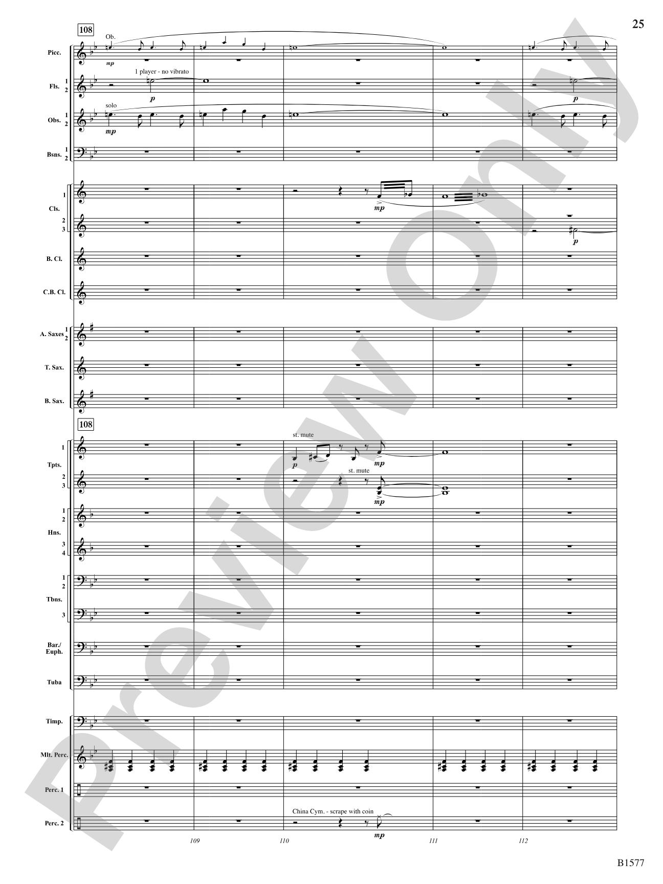Evocatio: Concert Band Conductor Score & Parts