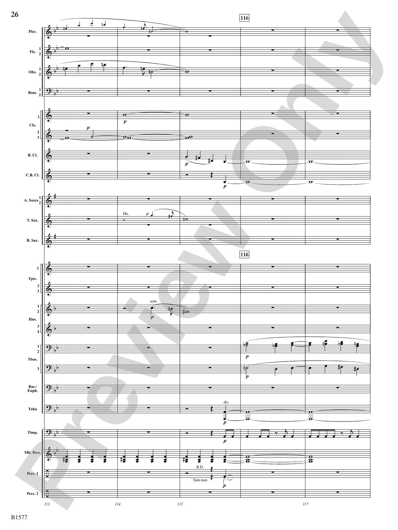 Evocatio: Concert Band Conductor Score & Parts