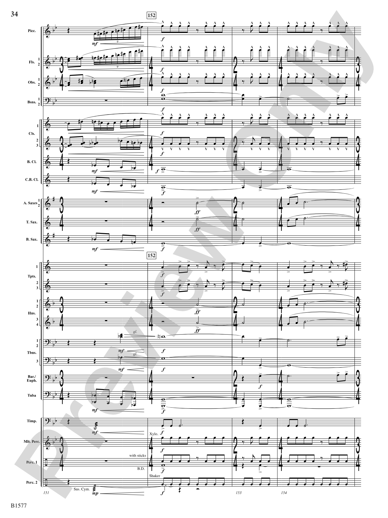 Evocatio: Concert Band Conductor Score & Parts