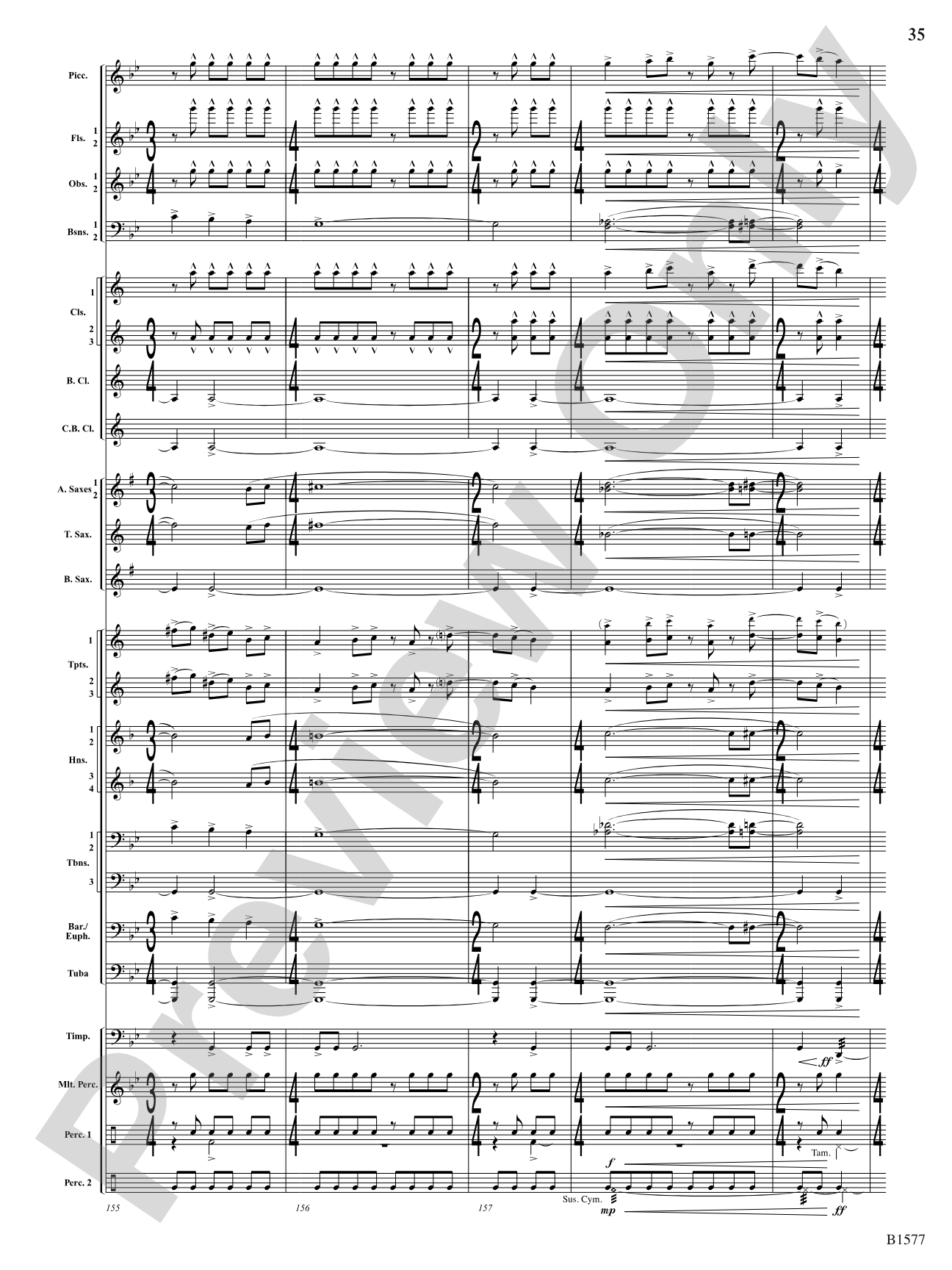 Evocatio: Concert Band Conductor Score & Parts