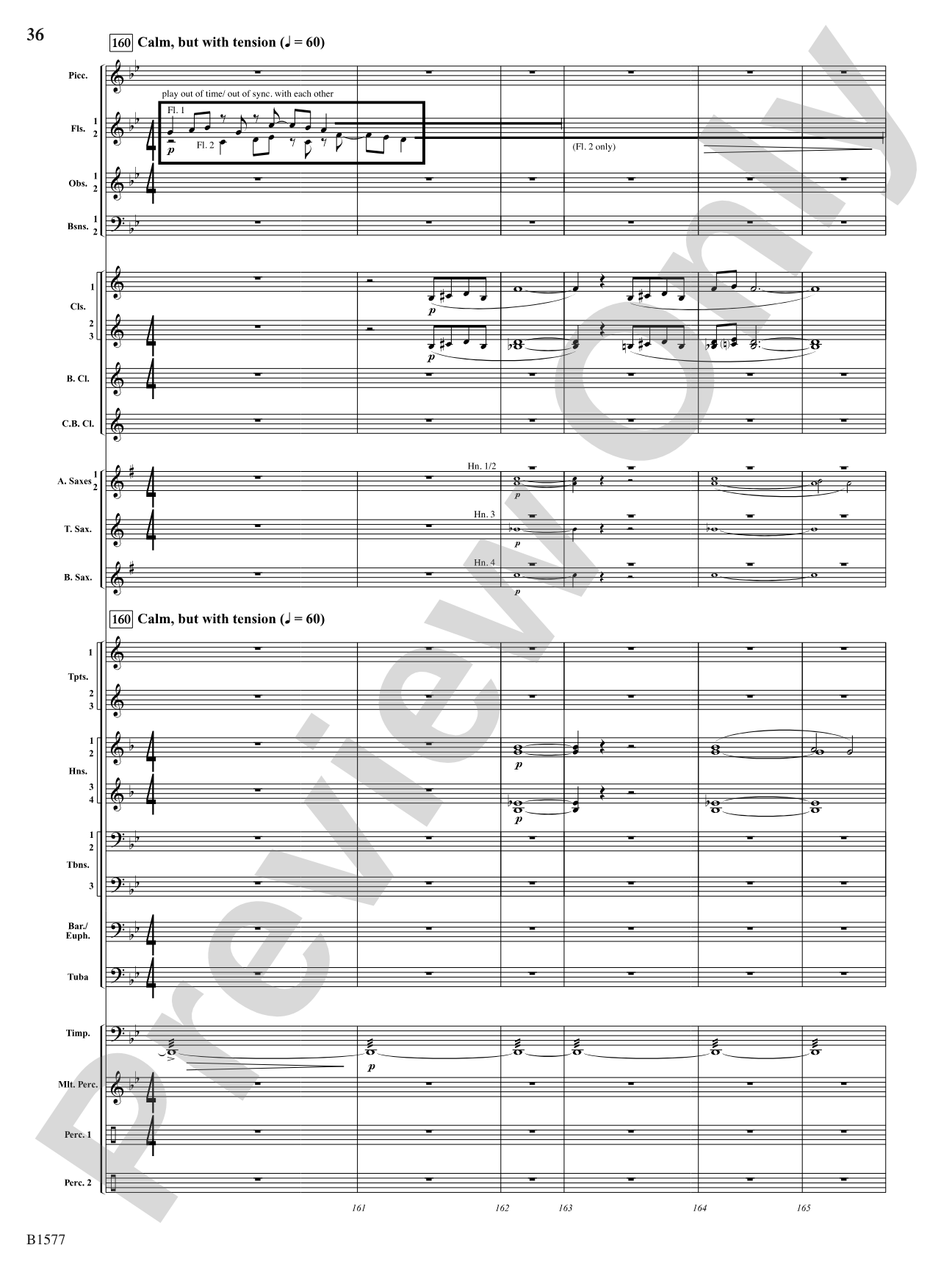 Evocatio: Concert Band Conductor Score & Parts