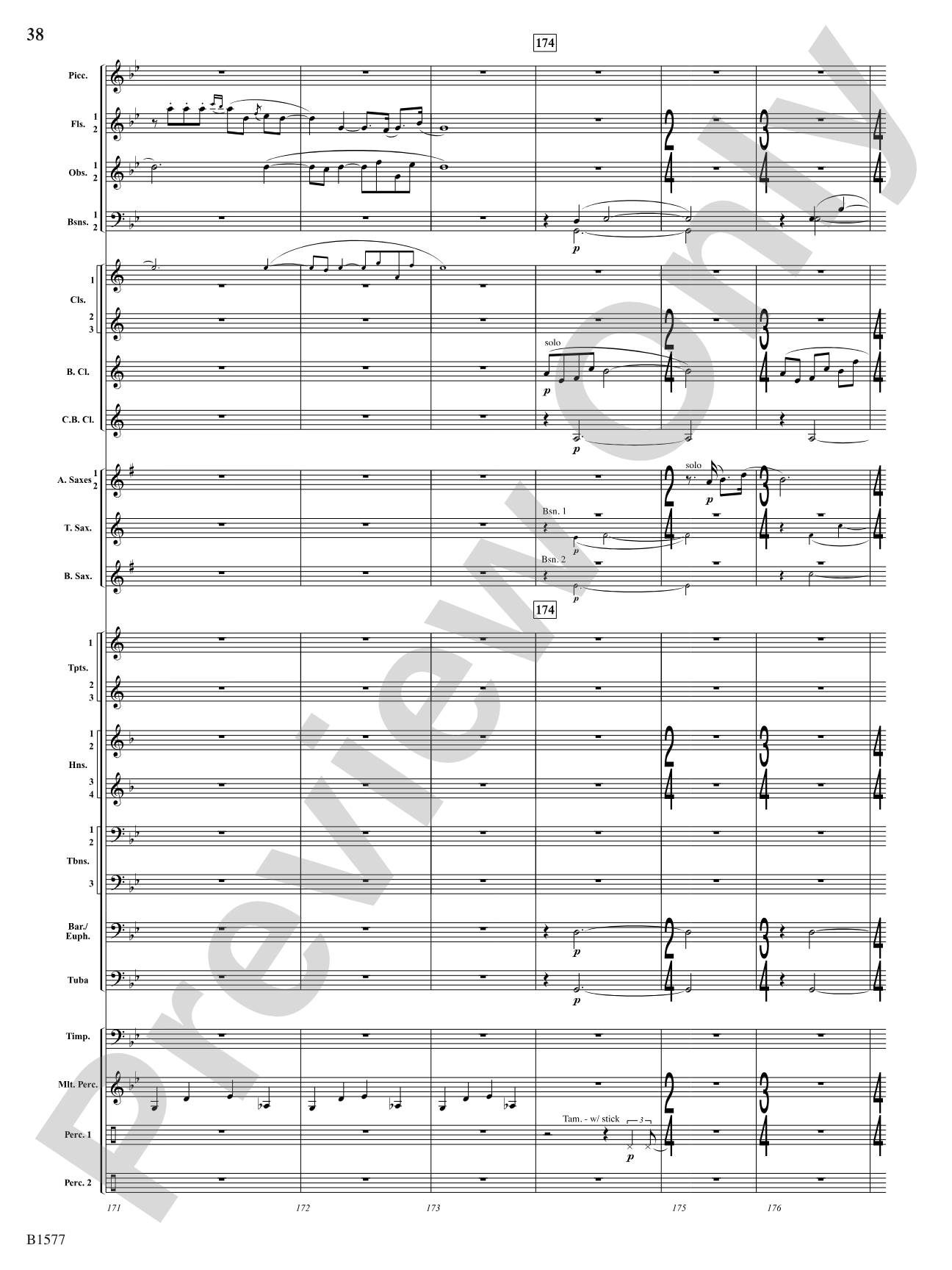 Evocatio: Concert Band Conductor Score & Parts