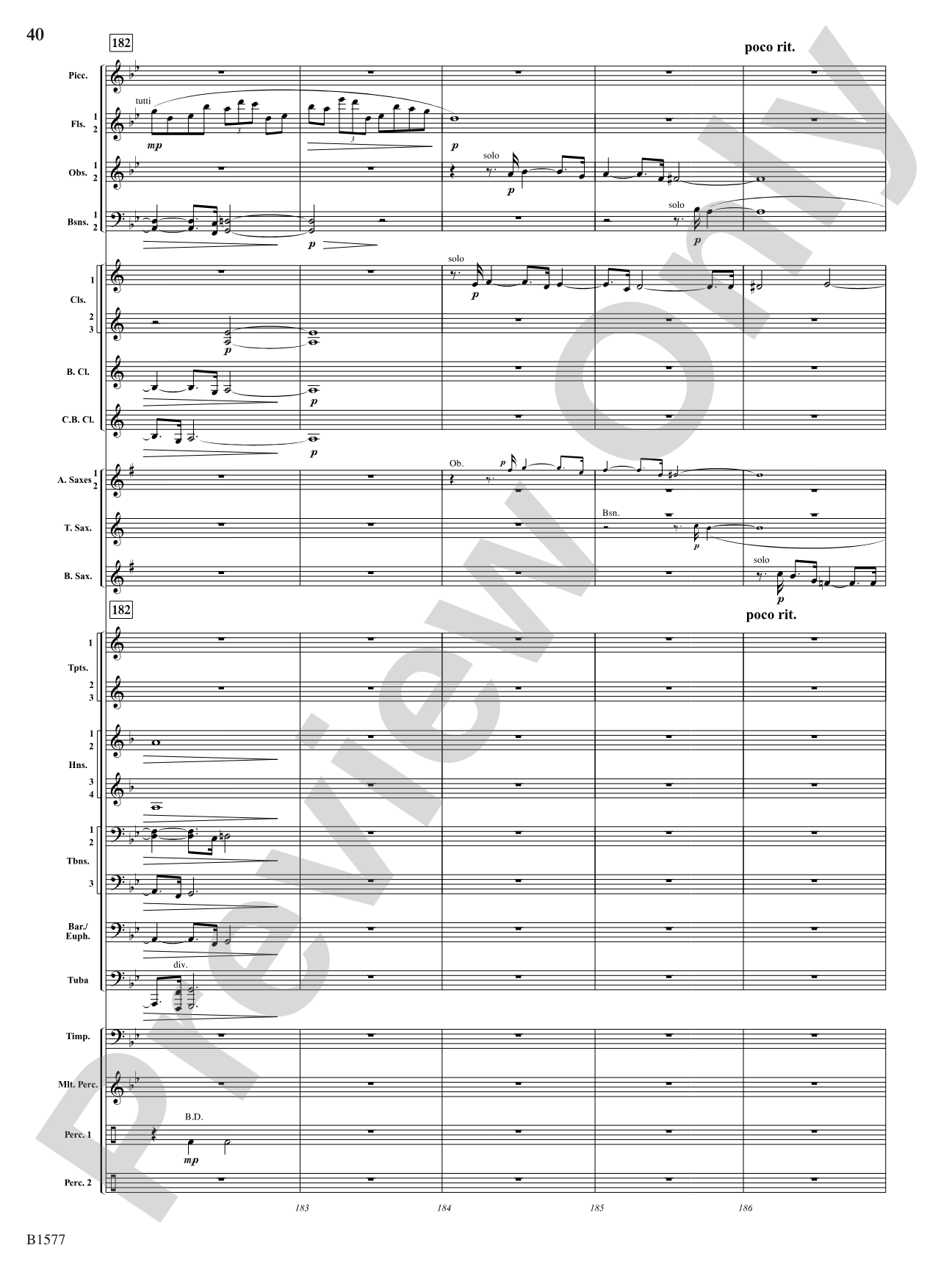 Evocatio: Concert Band Conductor Score & Parts