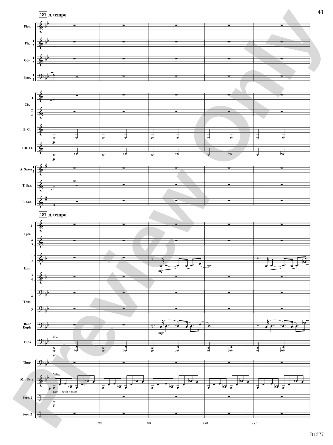 Evocatio: Concert Band Conductor Score & Parts