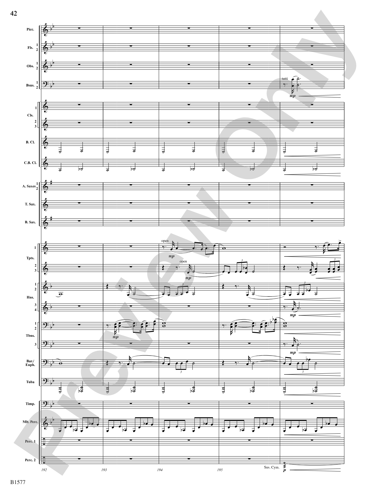 Evocatio: Concert Band Conductor Score & Parts