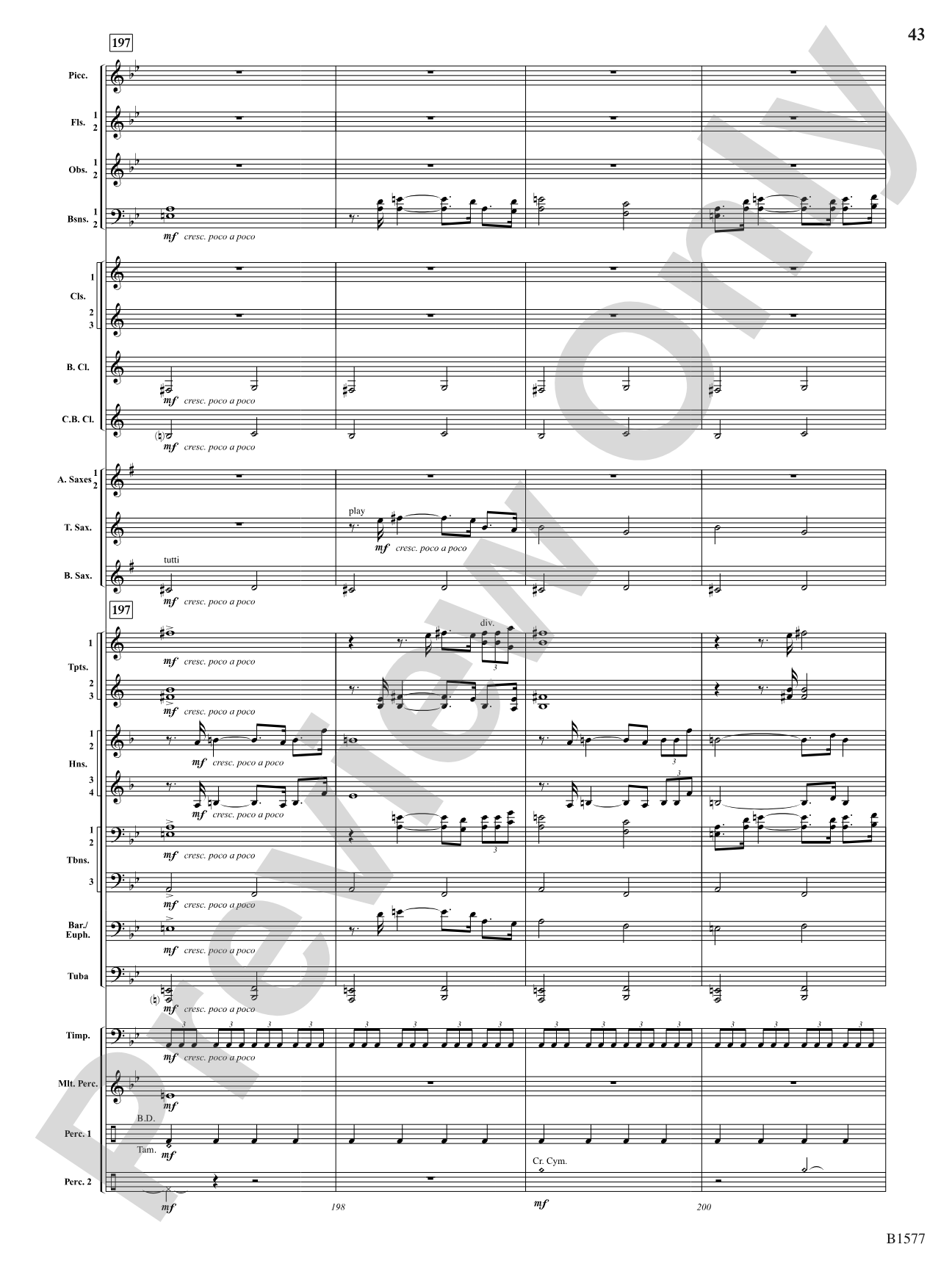 Evocatio: Concert Band Conductor Score & Parts