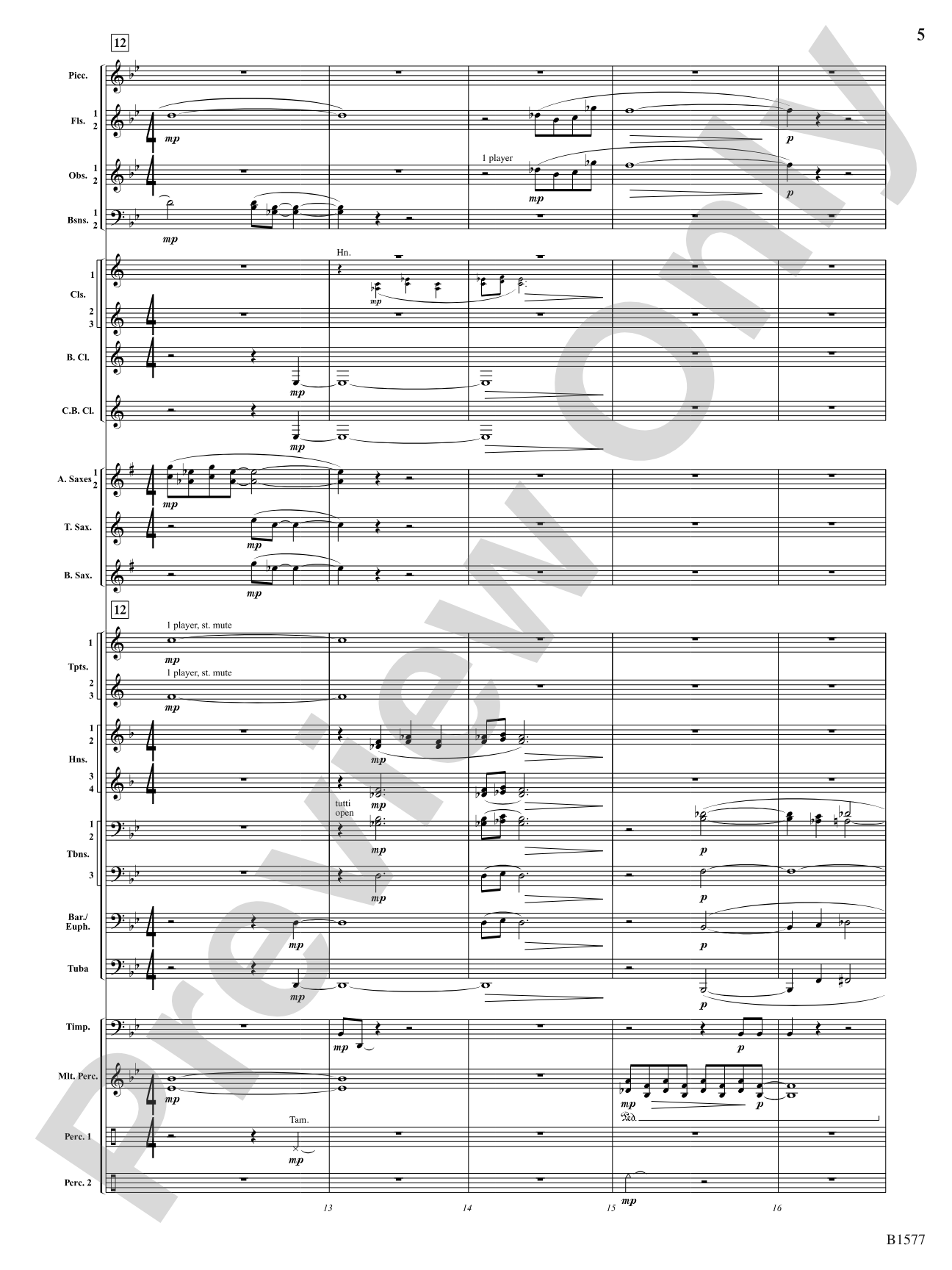 Evocatio: Concert Band Conductor Score & Parts