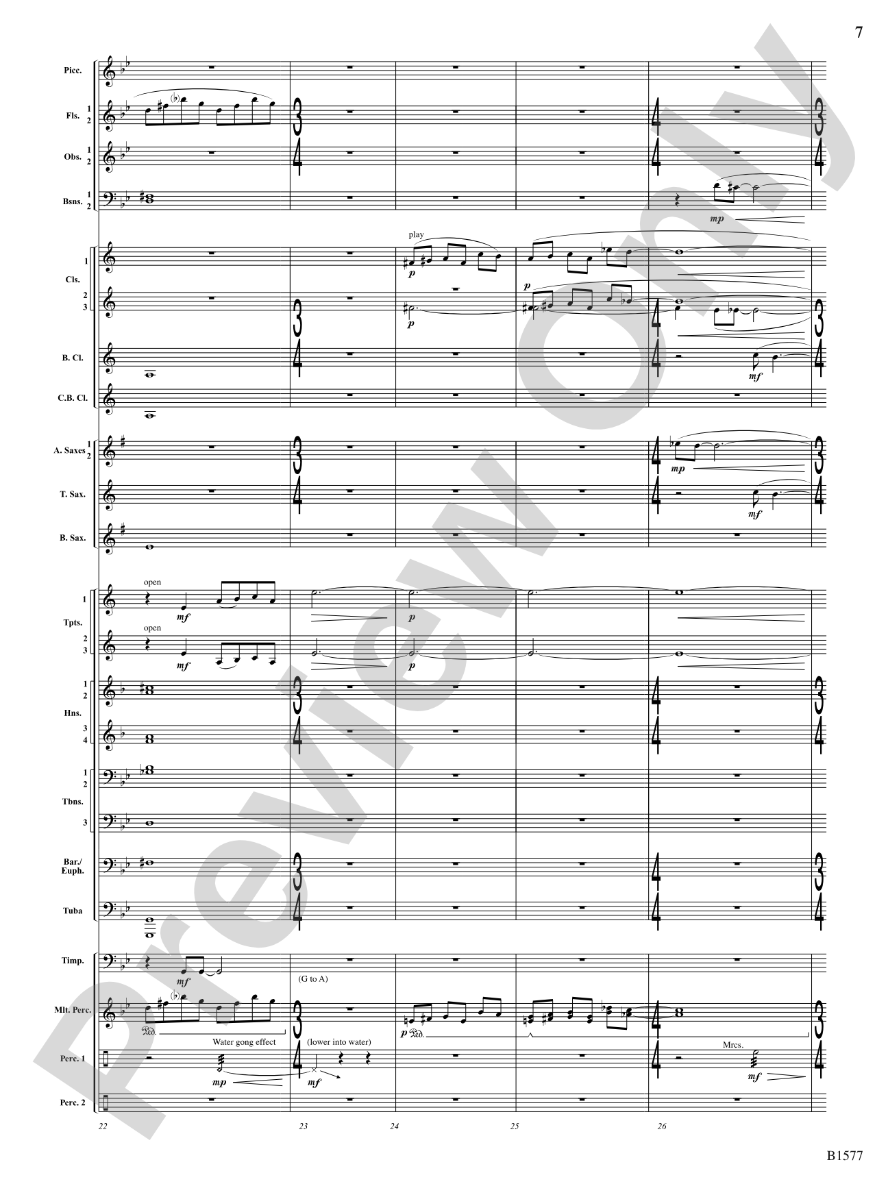 Evocatio: Concert Band Conductor Score & Parts