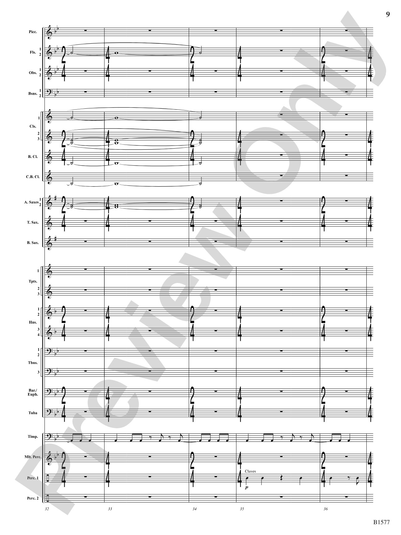 Evocatio: Concert Band Conductor Score & Parts