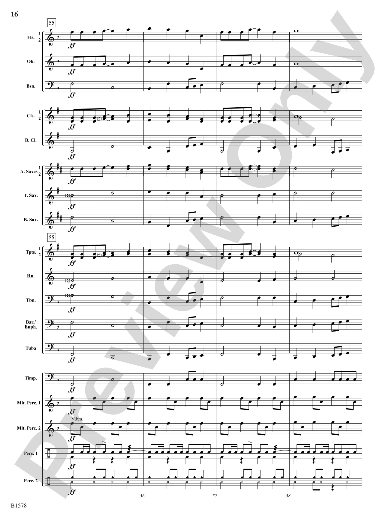 On the Wing: Concert Band Conductor Score & Parts