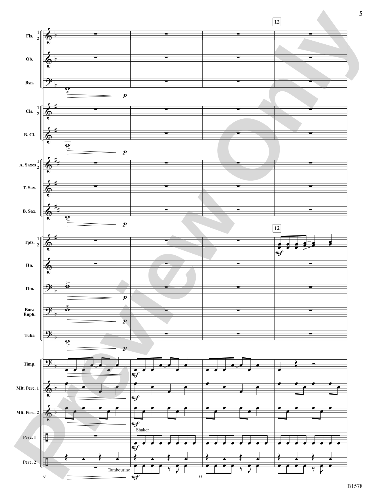 On the Wing: Concert Band Conductor Score & Parts