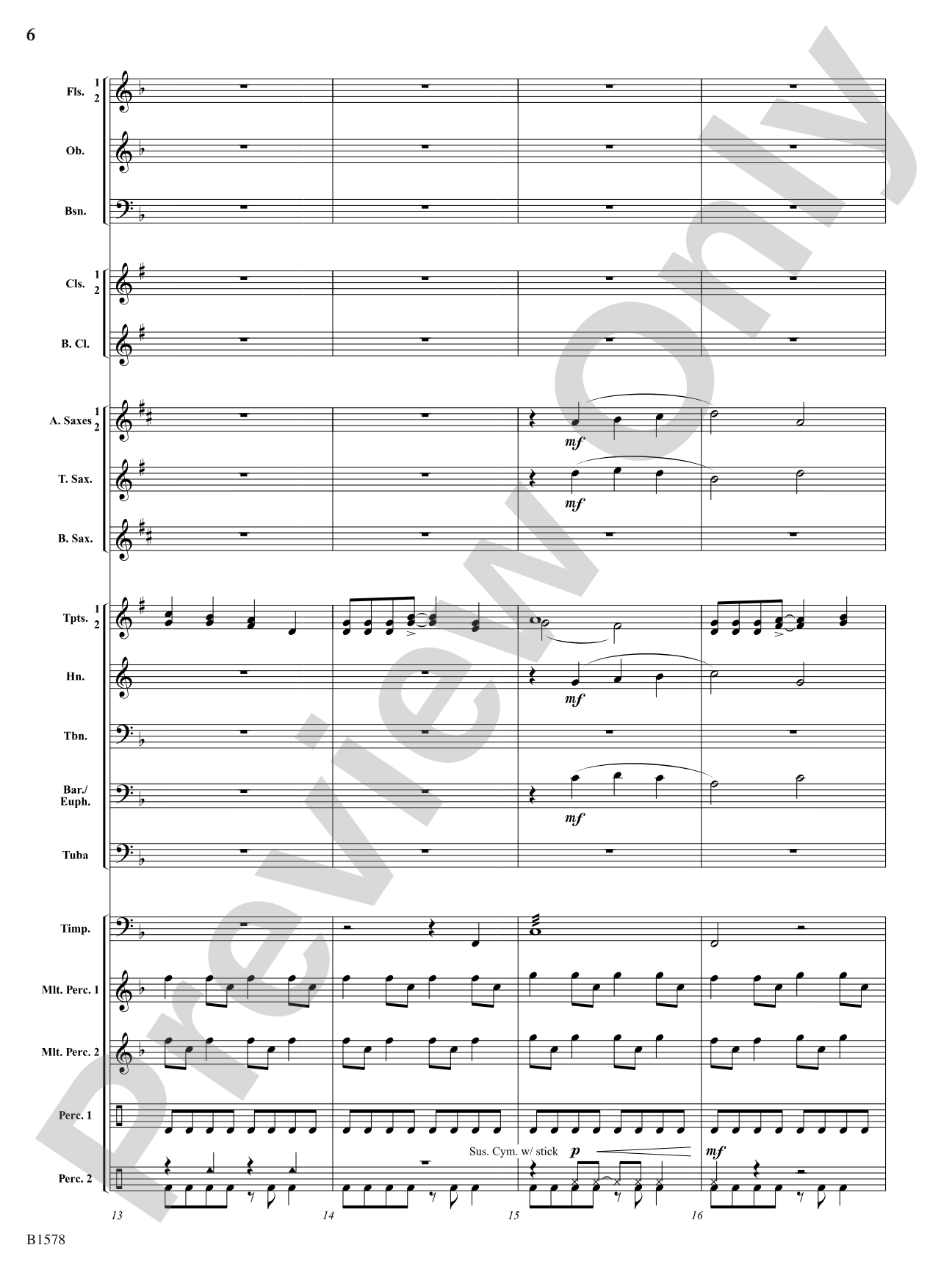On the Wing: Concert Band Conductor Score & Parts