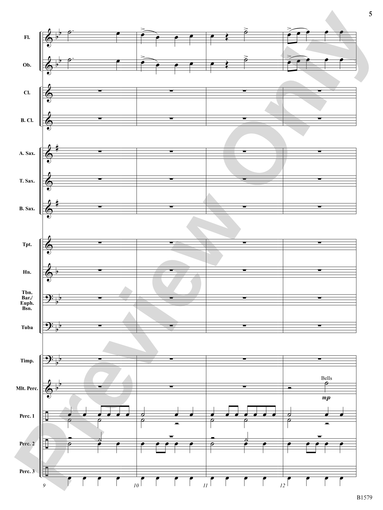 Knightly Procession: Concert Band Conductor Score & Parts