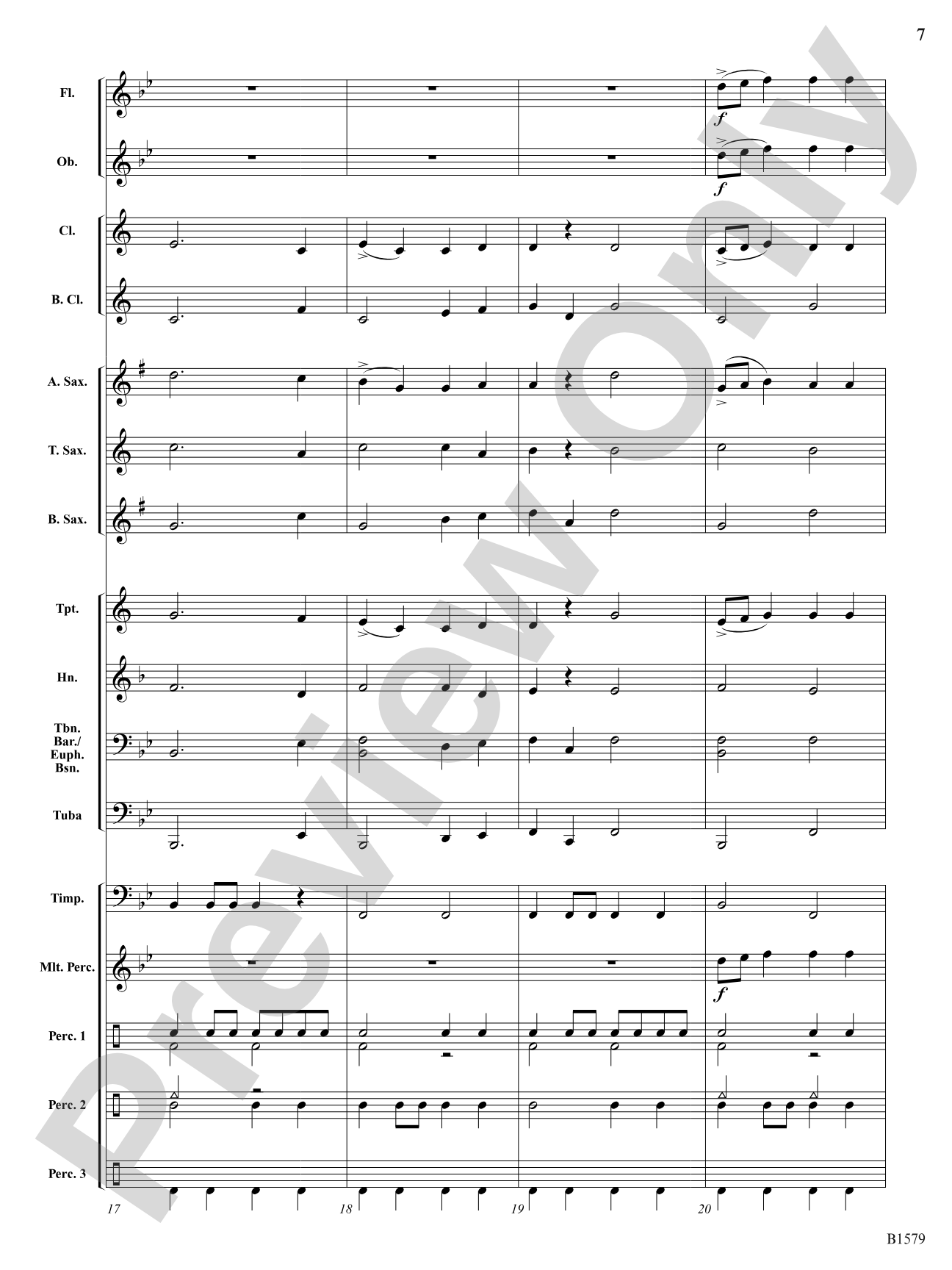 Knightly Procession: Concert Band Conductor Score & Parts