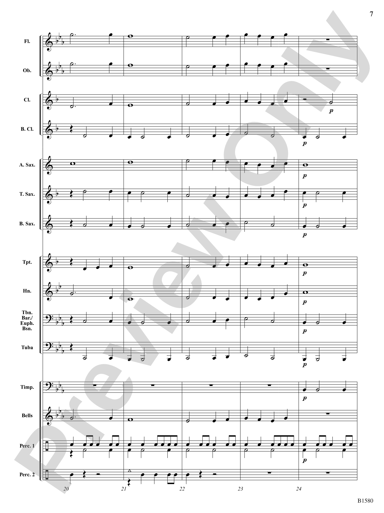 Full Circle: Concert Band Conductor Score & Parts
