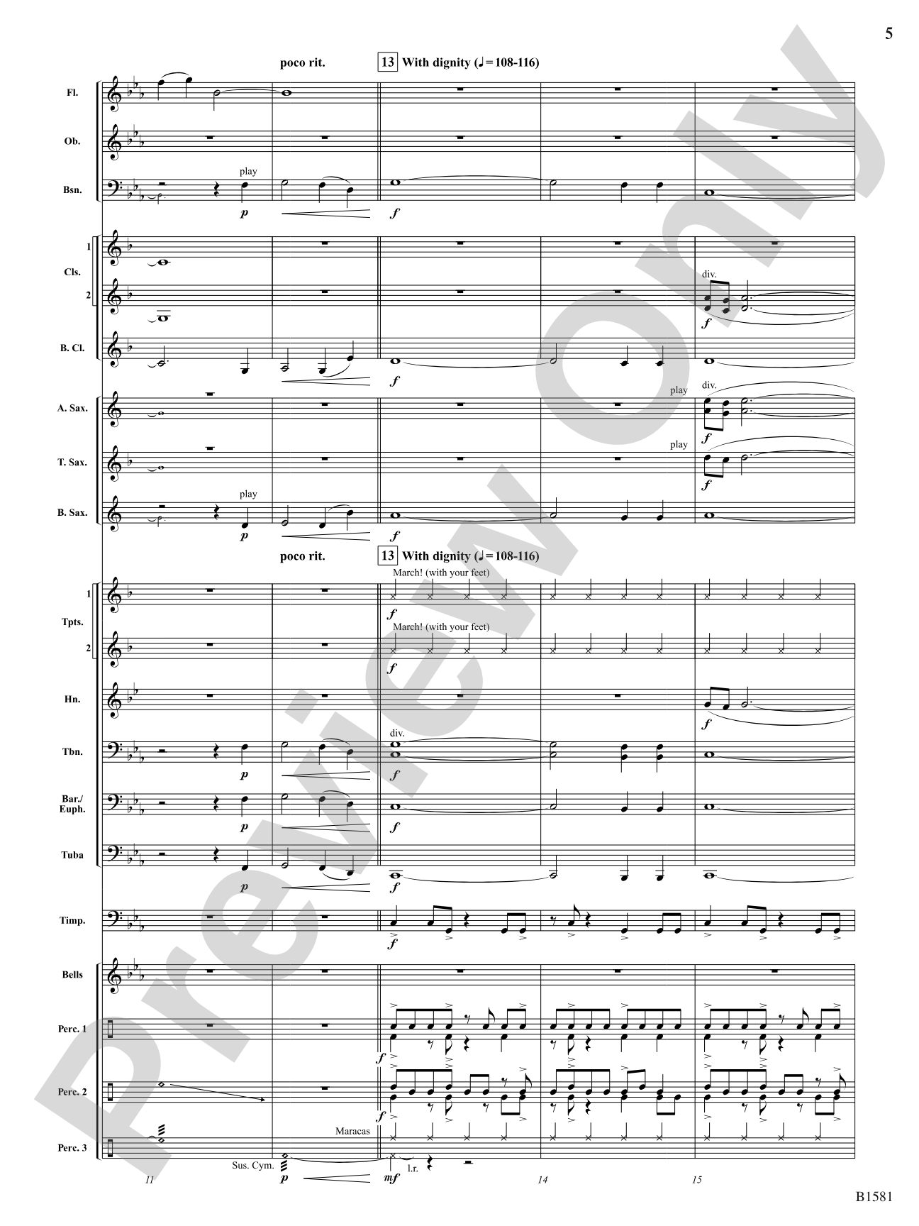 Zia: Concert Band Conductor Score & Parts