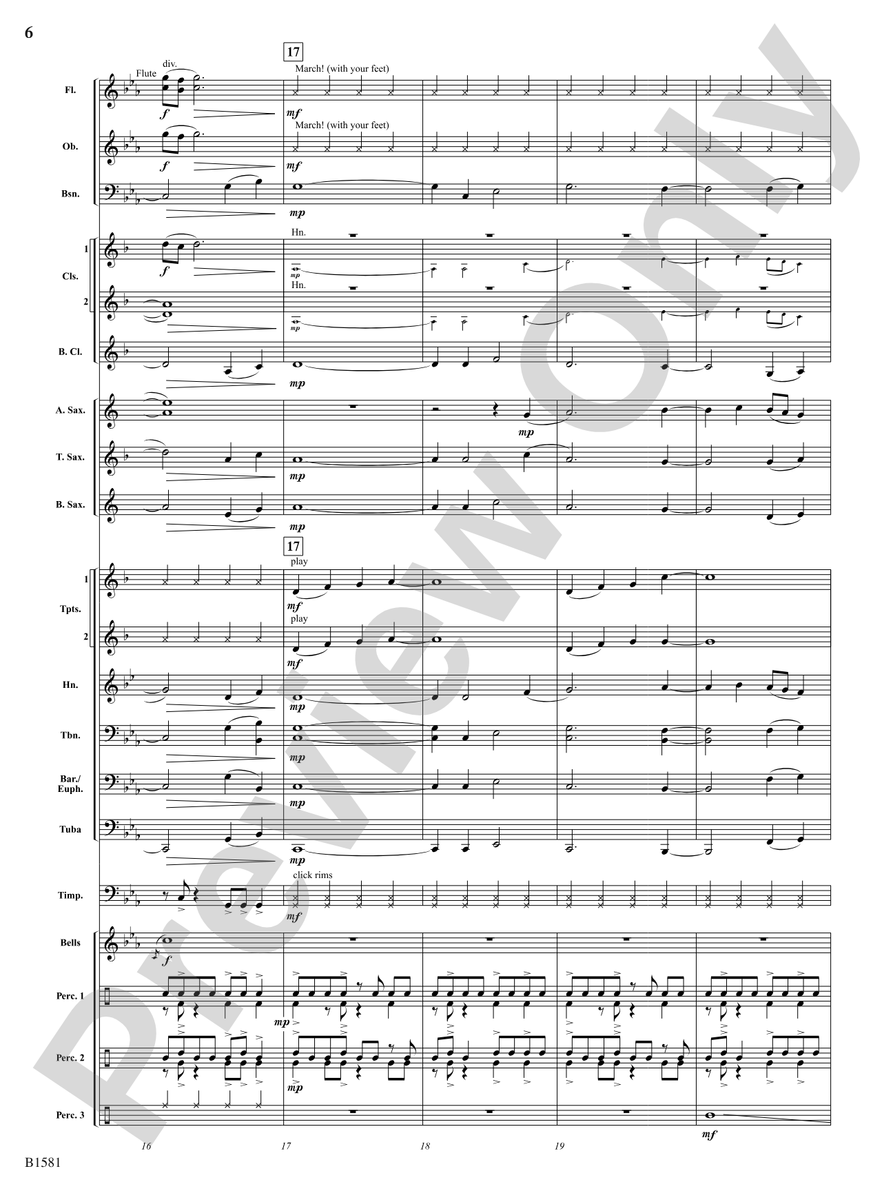Zia: Concert Band Conductor Score & Parts