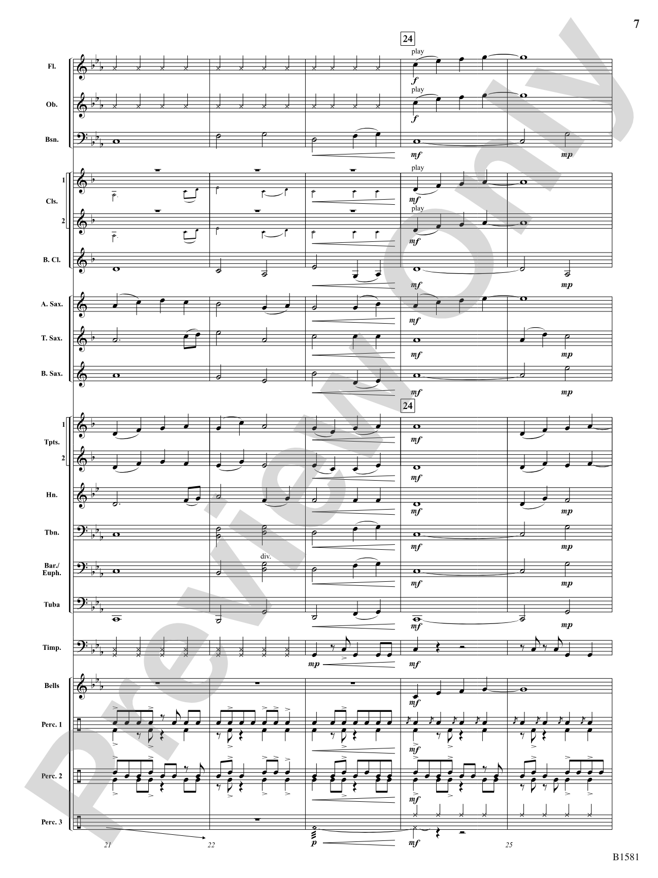 Zia: Concert Band Conductor Score & Parts