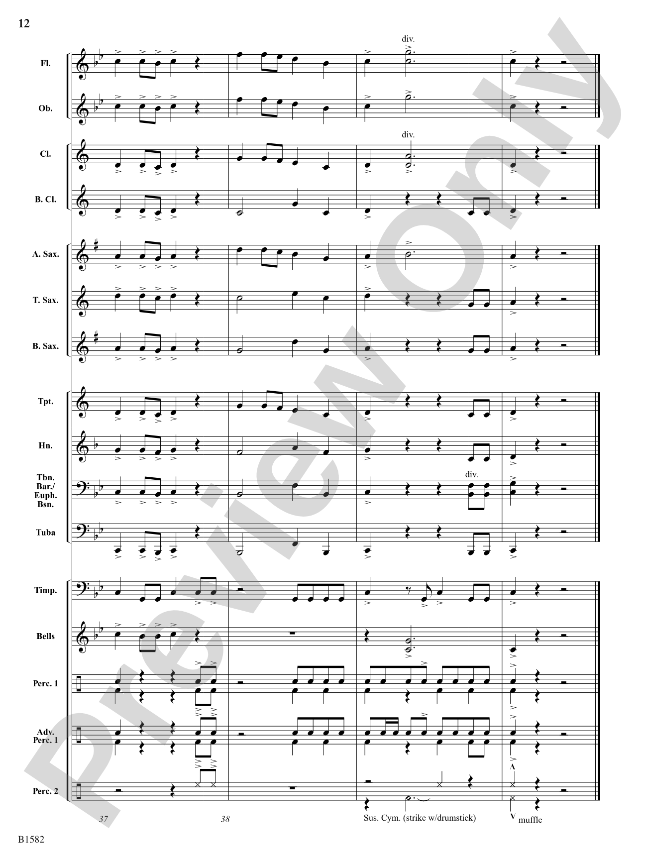 Battle Command: Concert Band Conductor Score & Parts