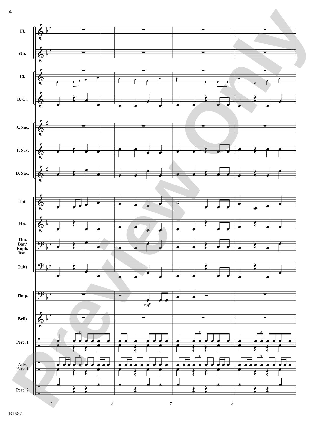 Battle Command: Concert Band Conductor Score & Parts