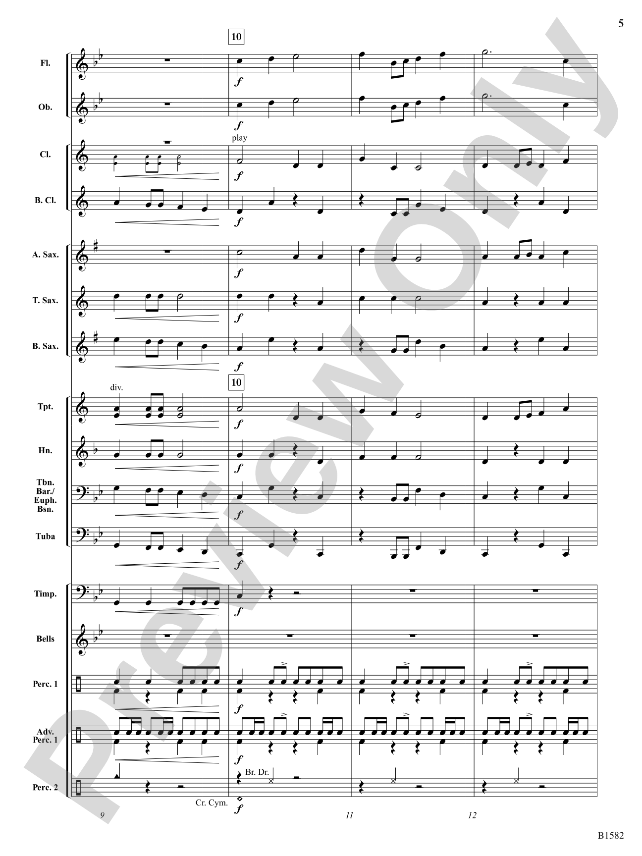 Battle Command: Concert Band Conductor Score & Parts