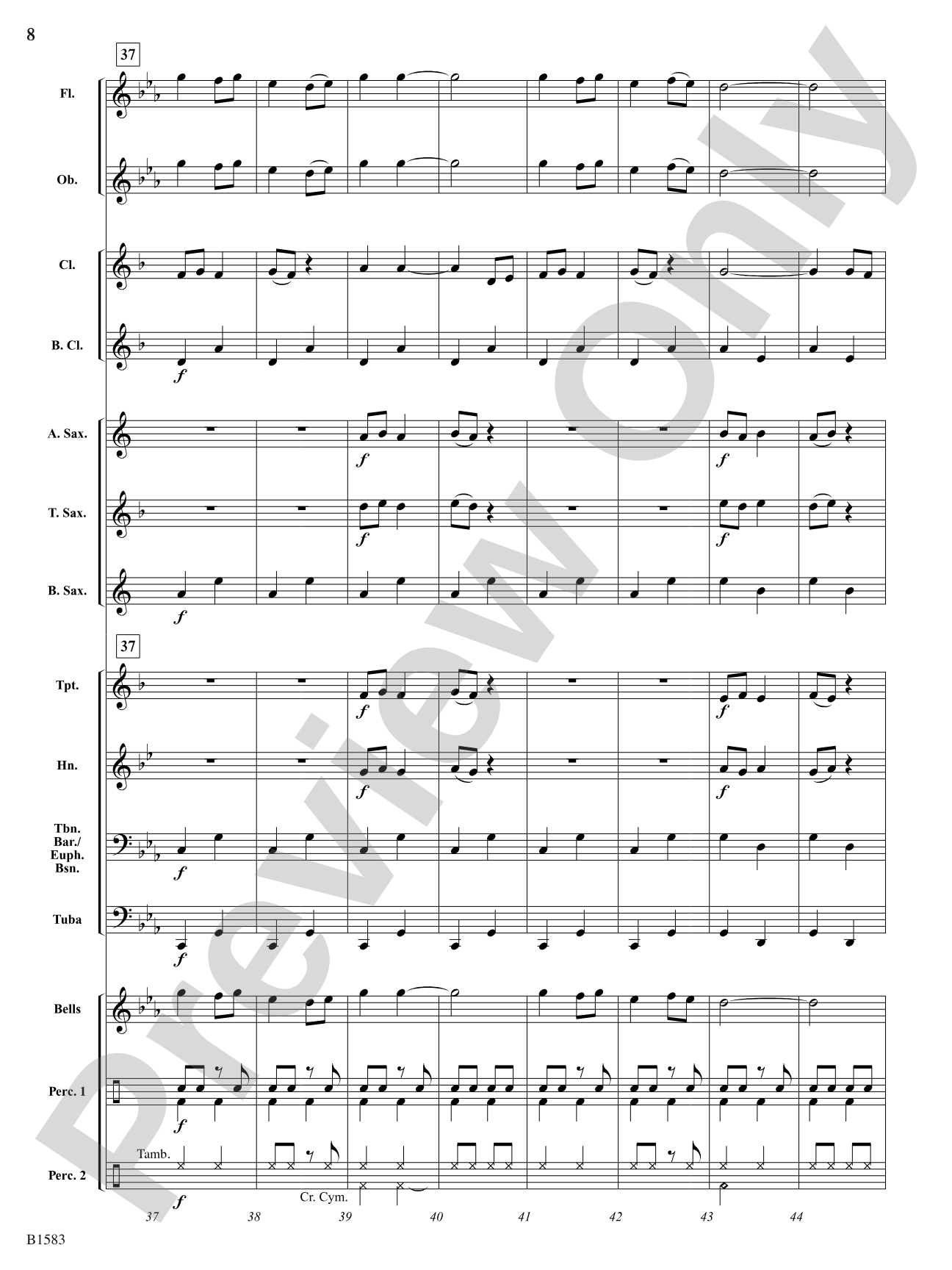 Klezmer Clarinets: Concert Band Conductor Score & Parts