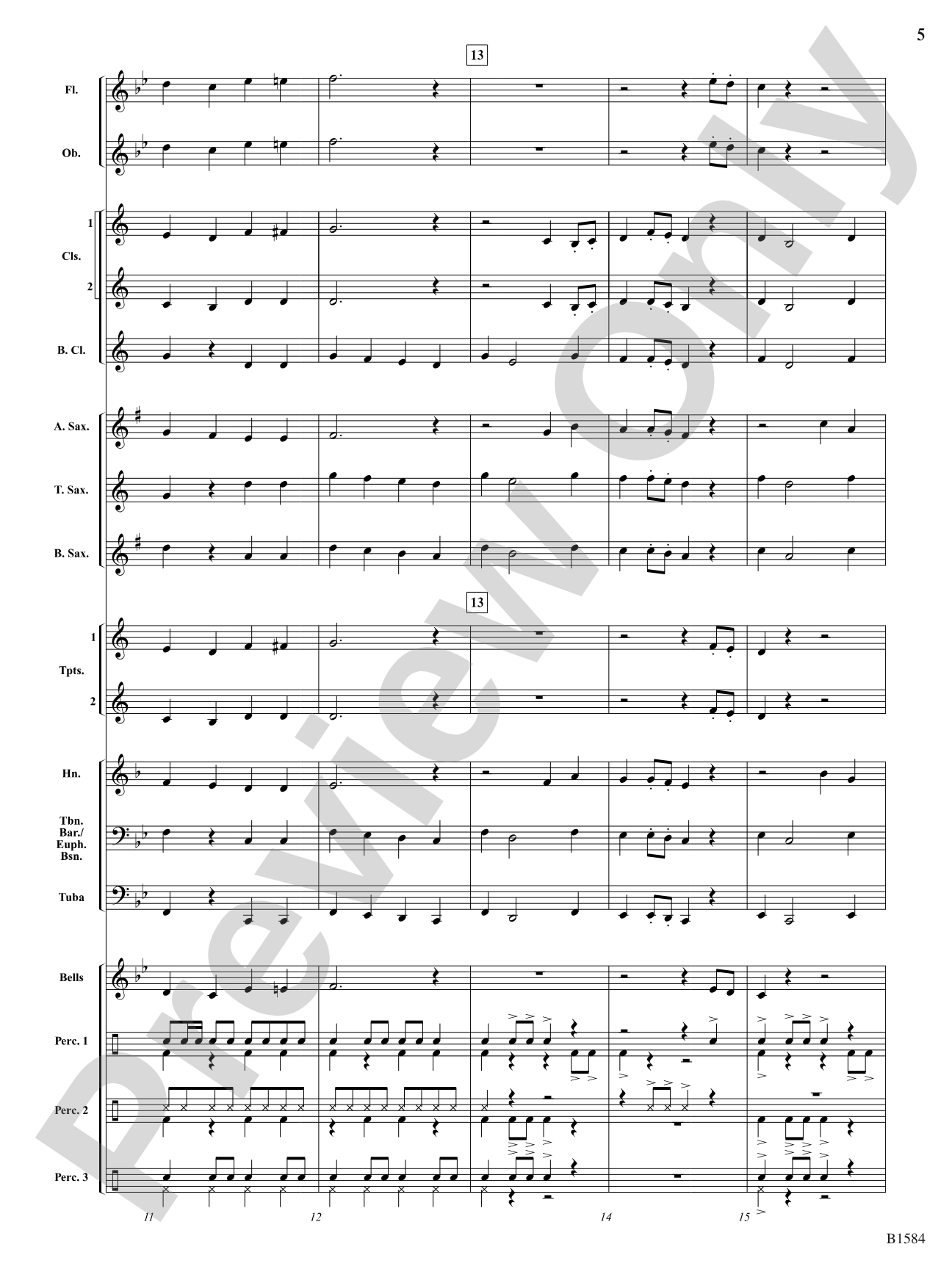 Cubano Bueno: Concert Band Conductor Score & Parts