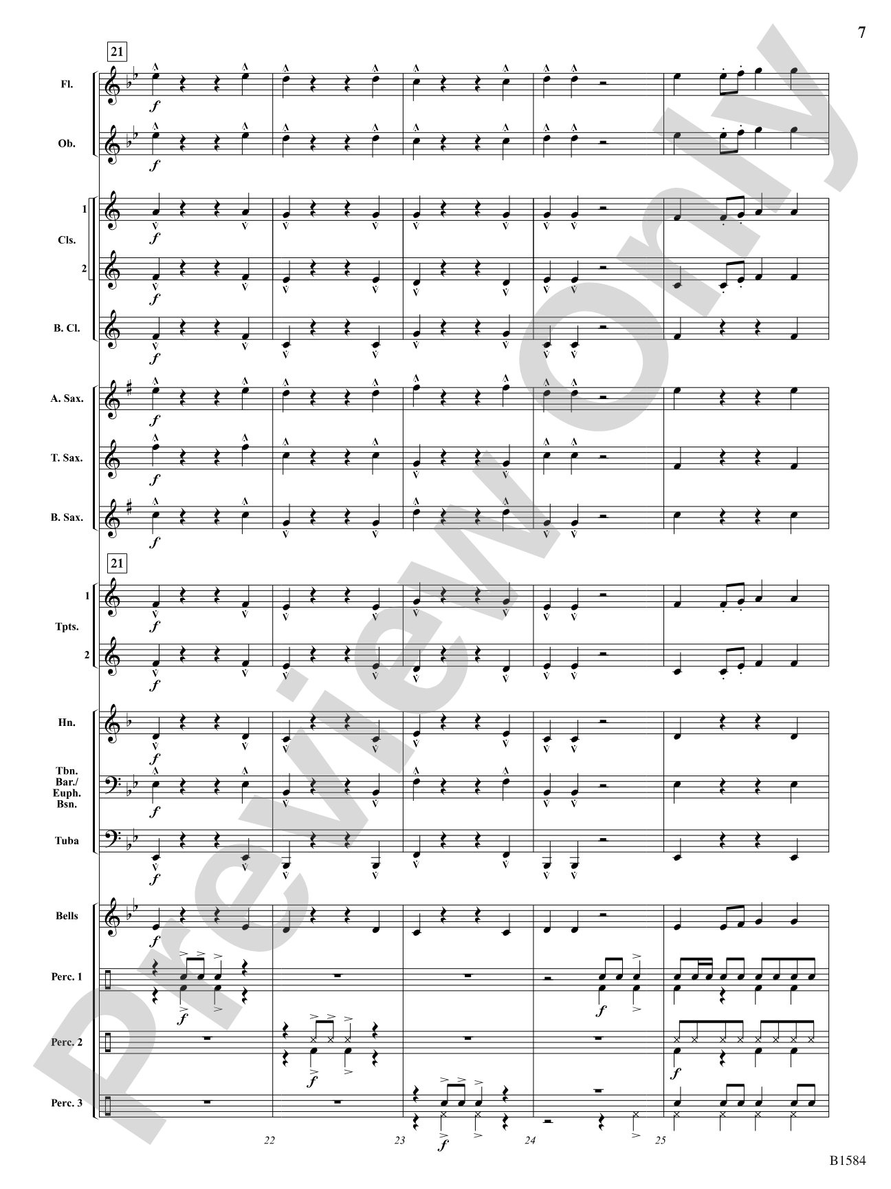 Cubano Bueno: Concert Band Conductor Score & Parts