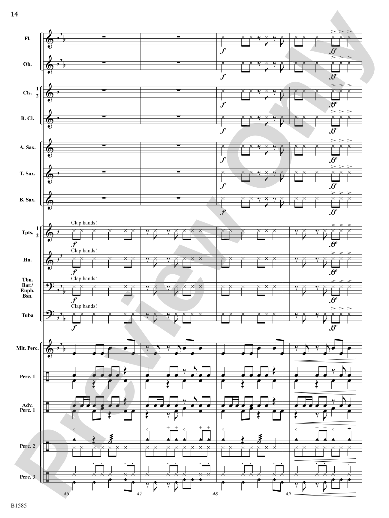 Jingle Bells! Samba Bells!: Concert Band Conductor Score & Parts