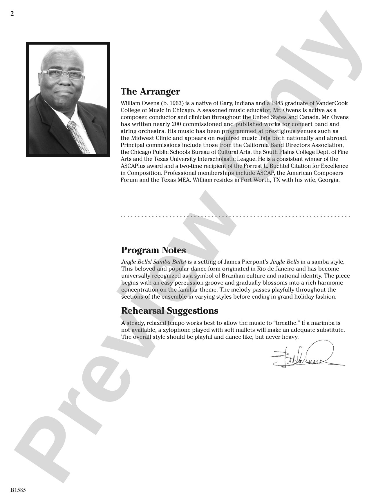 Jingle Bells! Samba Bells!: Concert Band Conductor Score & Parts