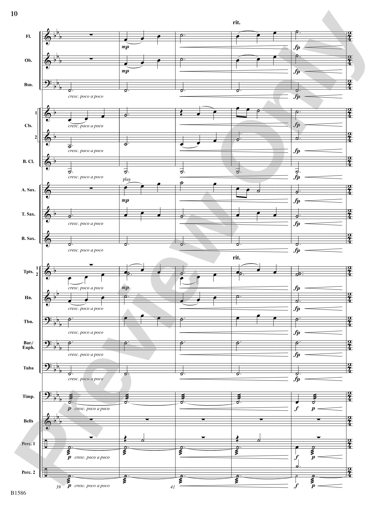 Forever...: Concert Band Conductor Score & Parts