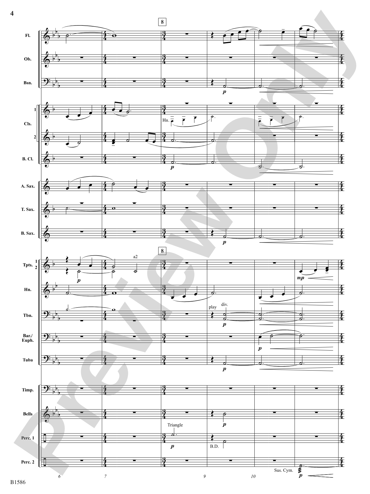 Forever...: Concert Band Conductor Score & Parts