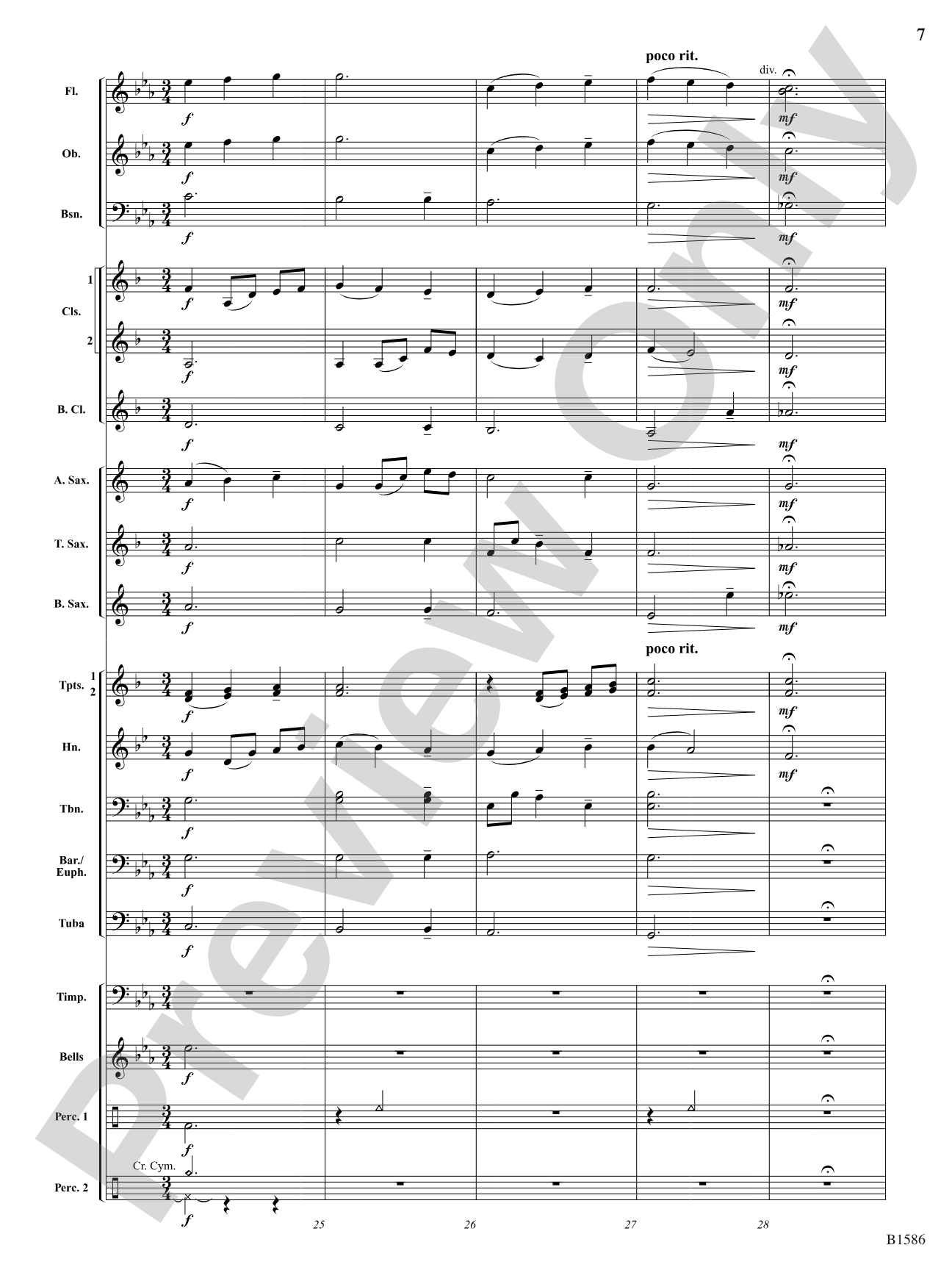 Forever...: Concert Band Conductor Score & Parts