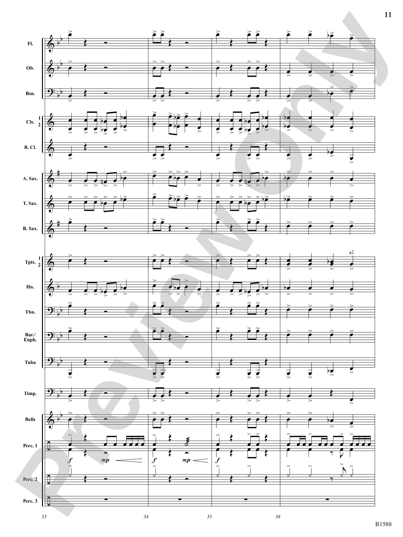 Shockwave: Concert Band Conductor Score & Parts