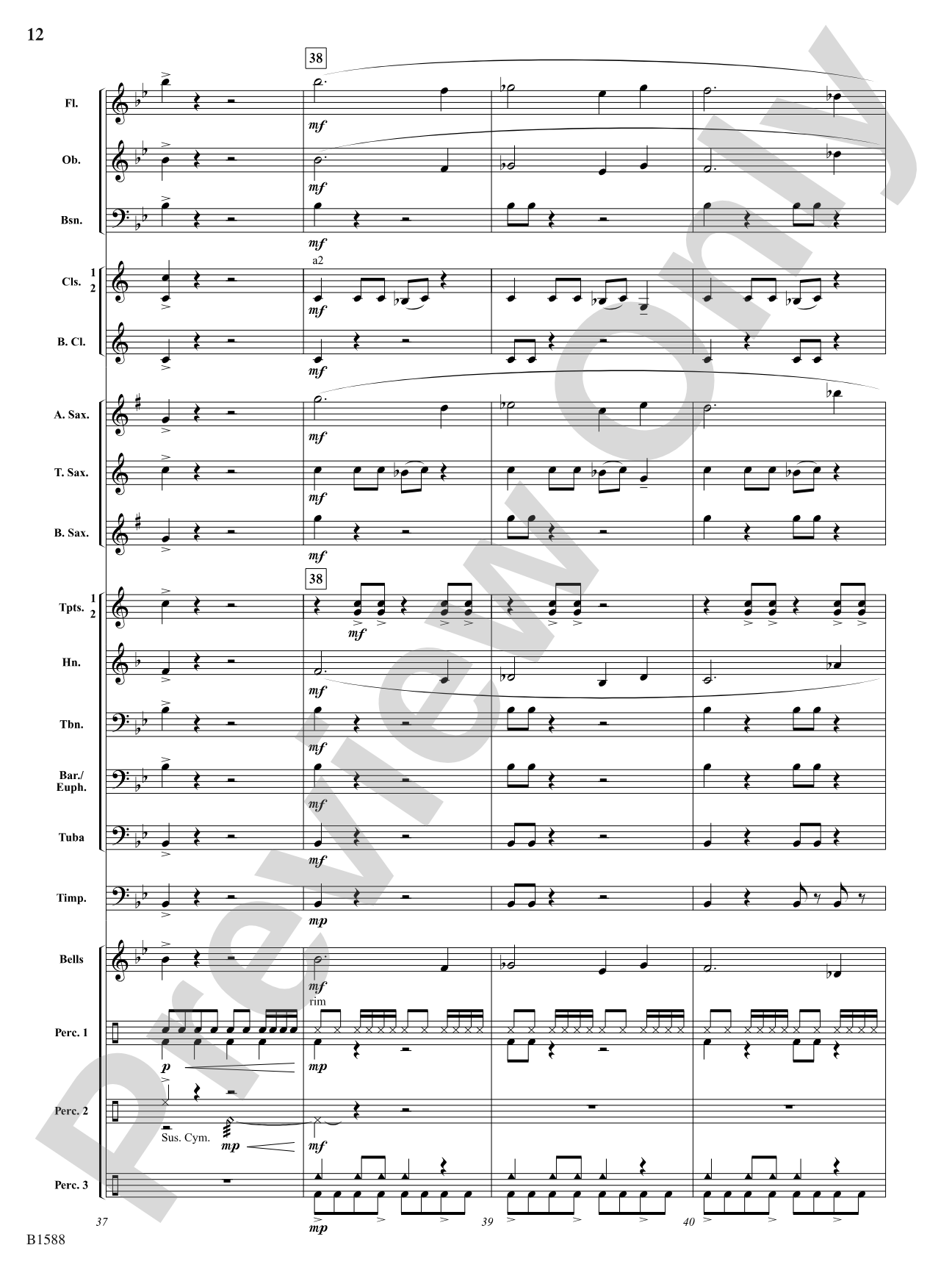Shockwave: Concert Band Conductor Score & Parts