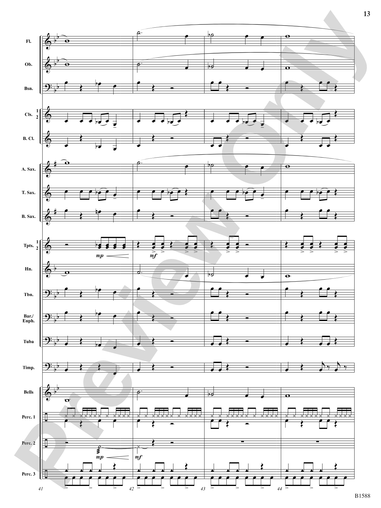 Shockwave: Concert Band Conductor Score & Parts