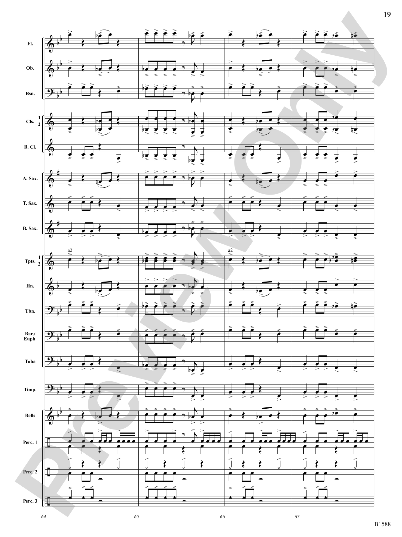 Shockwave: Concert Band Conductor Score & Parts