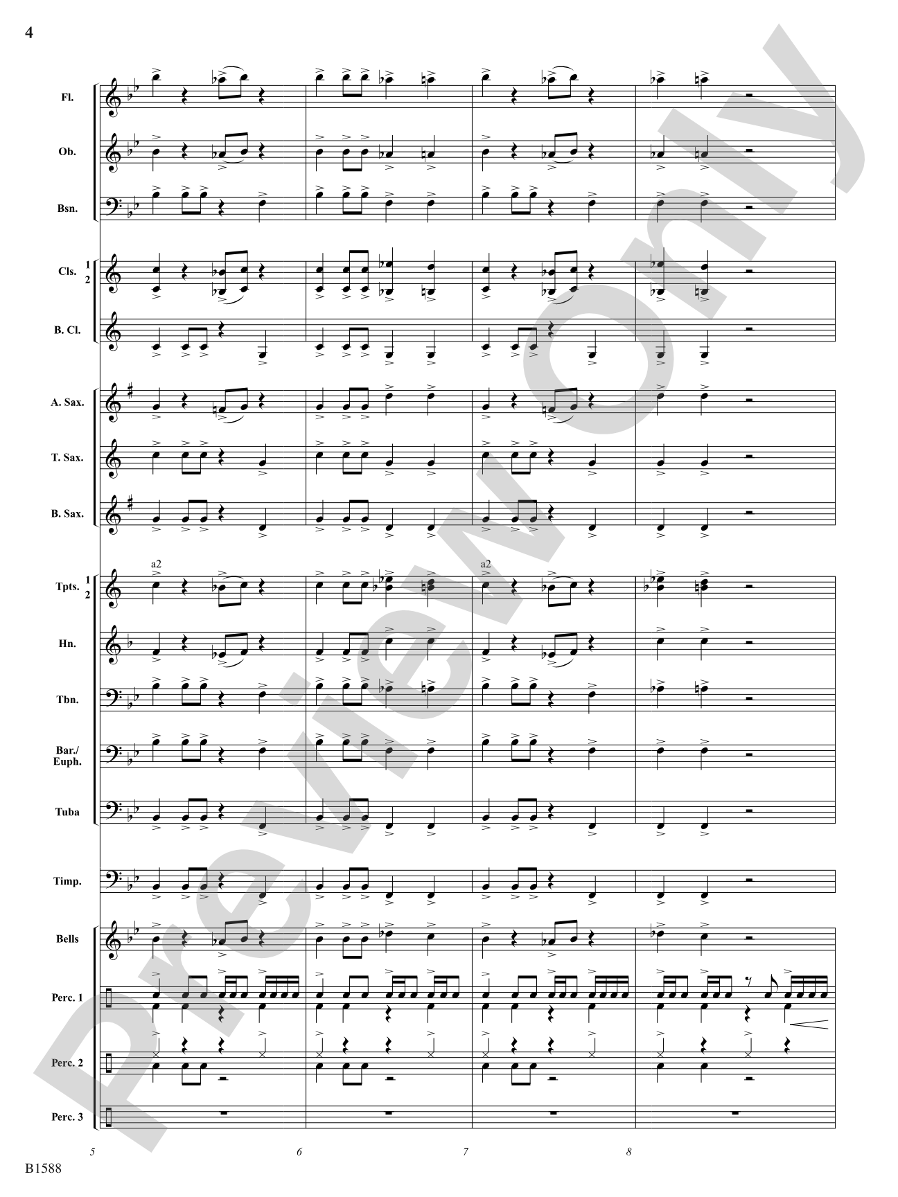 Shockwave: Concert Band Conductor Score & Parts
