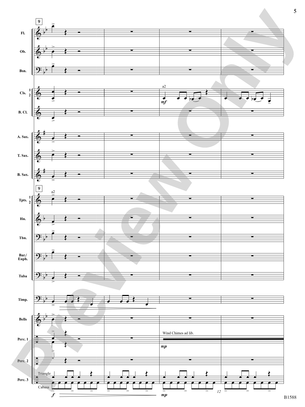 Shockwave: Concert Band Conductor Score & Parts