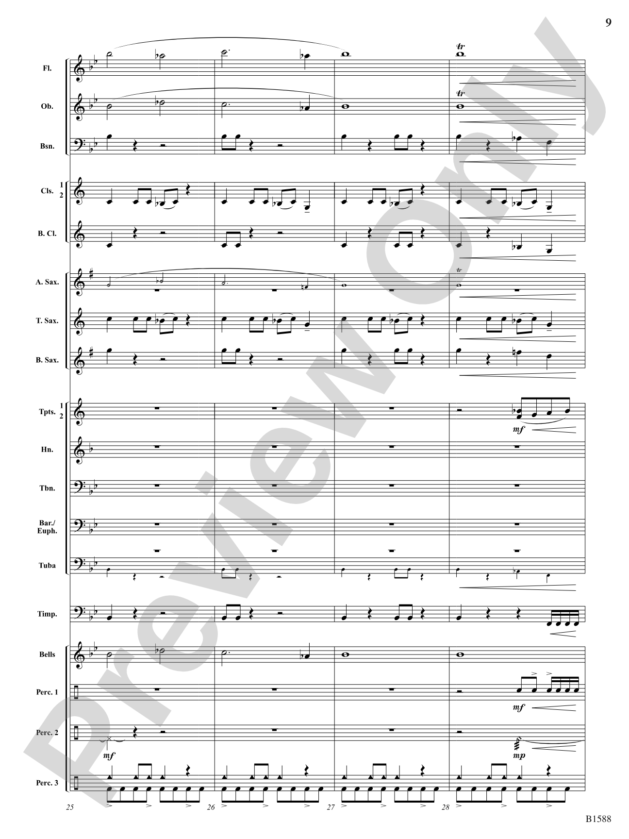 Shockwave: Concert Band Conductor Score & Parts