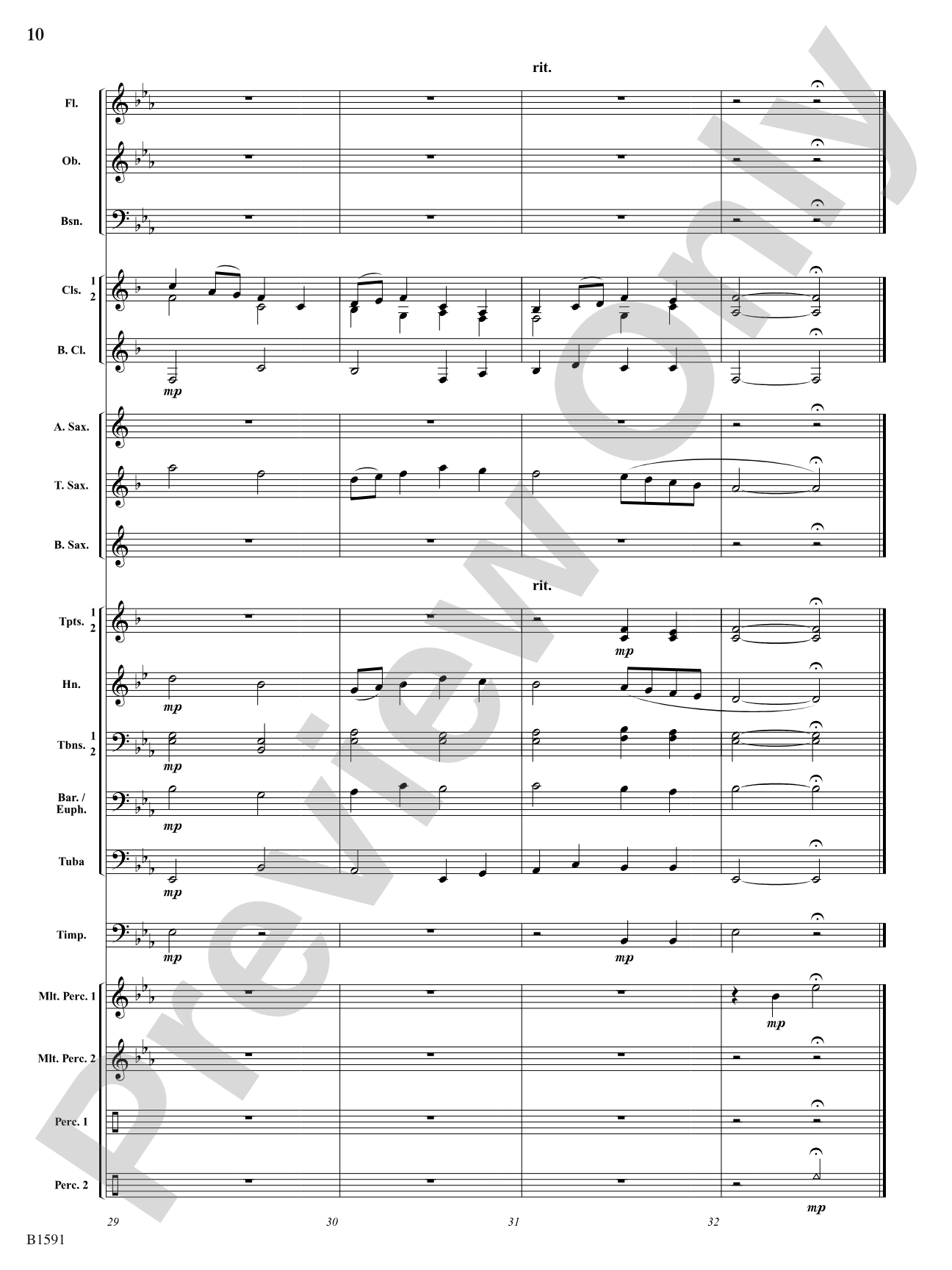 Little Suite for Band: Concert Band Conductor Score & Parts
